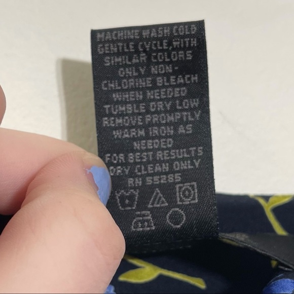 (SOLD) 90s Floral Sleeveless Mini Romper Dress Black 7/8 by Express World - Picture 11 of 12